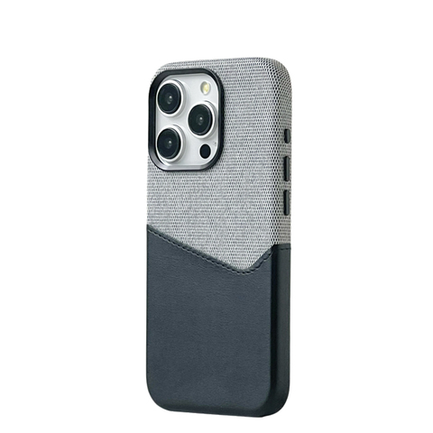 New MagSafe Wireless Luxury Two Tone Card Holder Leather – Business 15, 14, 13, 12 iPhone Case