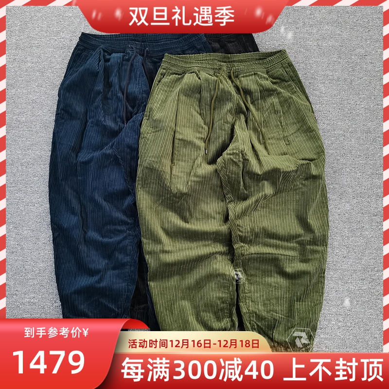 飘渺现货NEIGHBORHOOD TWO TUCK PT PE NBHD宽松休闲褶皱长裤22AW-Taobao