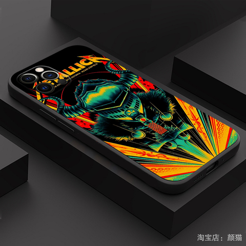 METALLICA Heavy Metal Band Silicone TPU 15, 14, 13, 12 iPhone Case