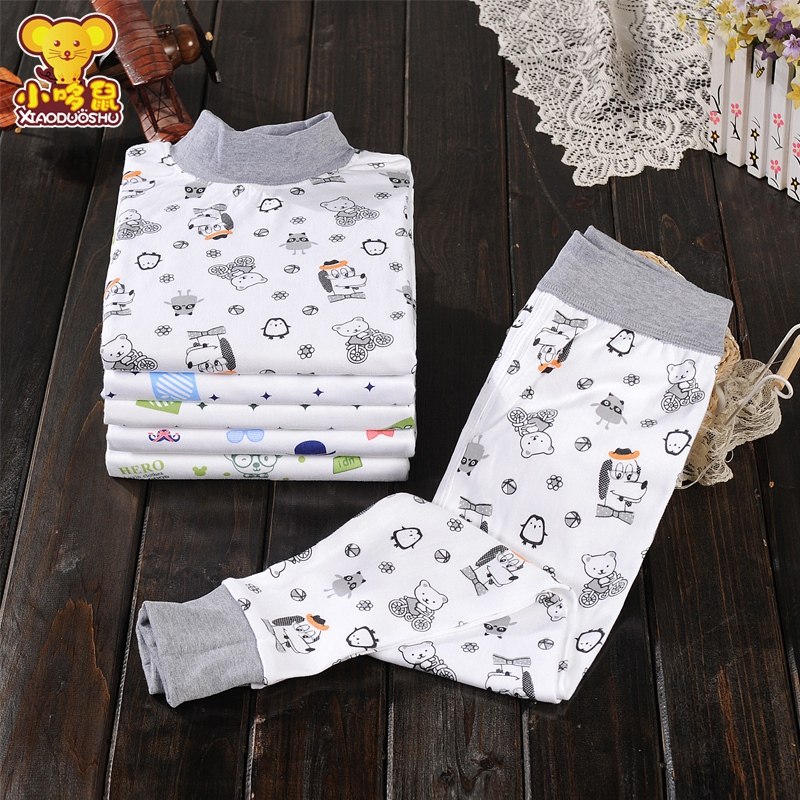 儿童内衣套装纯棉男童女童保暖秋衣秋裤大童全棉毛衫春秋小孩睡衣