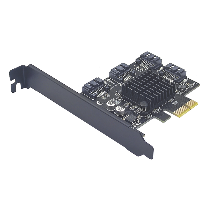SATA3.0扩展卡PCIE GEN3转4口硬盘8口转换卡ASM1064主控黑群晖-Taobao