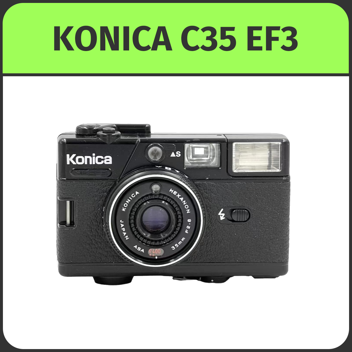 Konica柯尼卡｜C35 EF AF 38mm F2.8 定焦鏡頭經典旁軸底片相機-Taobao
