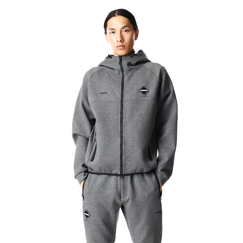 F.C.R.B. TECH SWEAT HYBRID VEST GRAY XL-