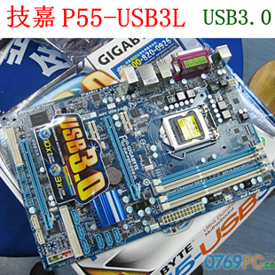 Материнская плата Gigabyte P55 1156 USB3.0 GA-P55-USB3L H55