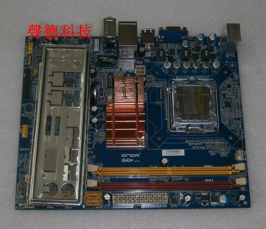 Материнская плата Onda 775 G43C+ G43 DDR2 DDR3 G31G41G45
