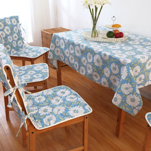 桌布餐桌布韩式台布小清新形茶几布连体椅套椅垫盖布餐桌布