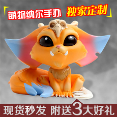 Игрушка-аниме 现货/独家首发/lol英雄联盟萌物迷失之牙纳尔树脂手办公仔玩具 Time of the animation