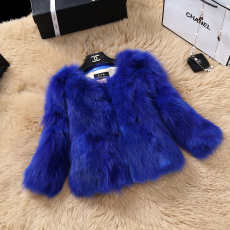 Одежда из меха Лисий мех трава