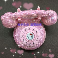 Проводной и DECT-телефон Алмаз привет Китти