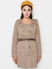 Женские куртки Романтическое признание интеллектуальной двубортный