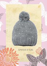 Комплект из двух частей 西班牙代购正品zara女童亲子装秋季新款闪亮圆点针织帽子4219/744