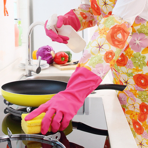 加厚护肤乳胶手套 