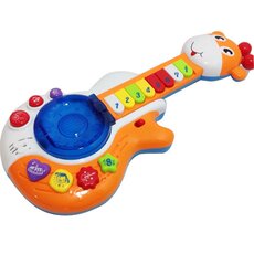 Детская гитара 汇乐玩具-泓智0789光控炫音吉他 多功能早教益智儿童乐器 3岁 Huile