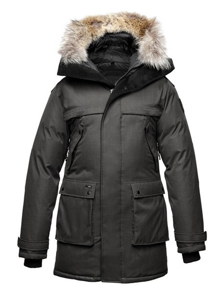 Пуховик мужской Nobis YATESY Mens Lon Parka Crosshatch