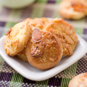 手工杏桃酥饼干190g