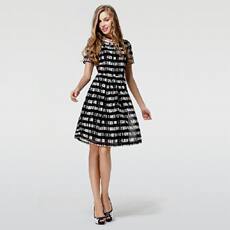 Женское платье 香港代购max mara连衣裙2015春夏新款欧美条纹ol时尚气质显瘦女装