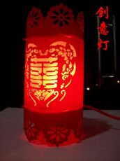 Светящаяся игрушка Свадьба Красная Королева двойной