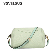 00 vsvelsus威尔萨斯斜挎包牛皮女士时尚女包小包包波士顿包潮va6821