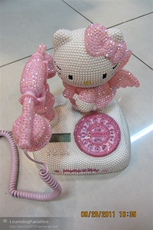 Проводной и DECT-телефон Полный горный хрусталь