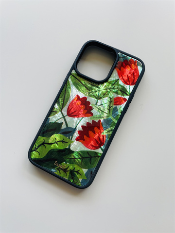 Ssself For Girls Flower Fritillary High Quality Premium 15, 14, 13, 12, 11 iPhone Case