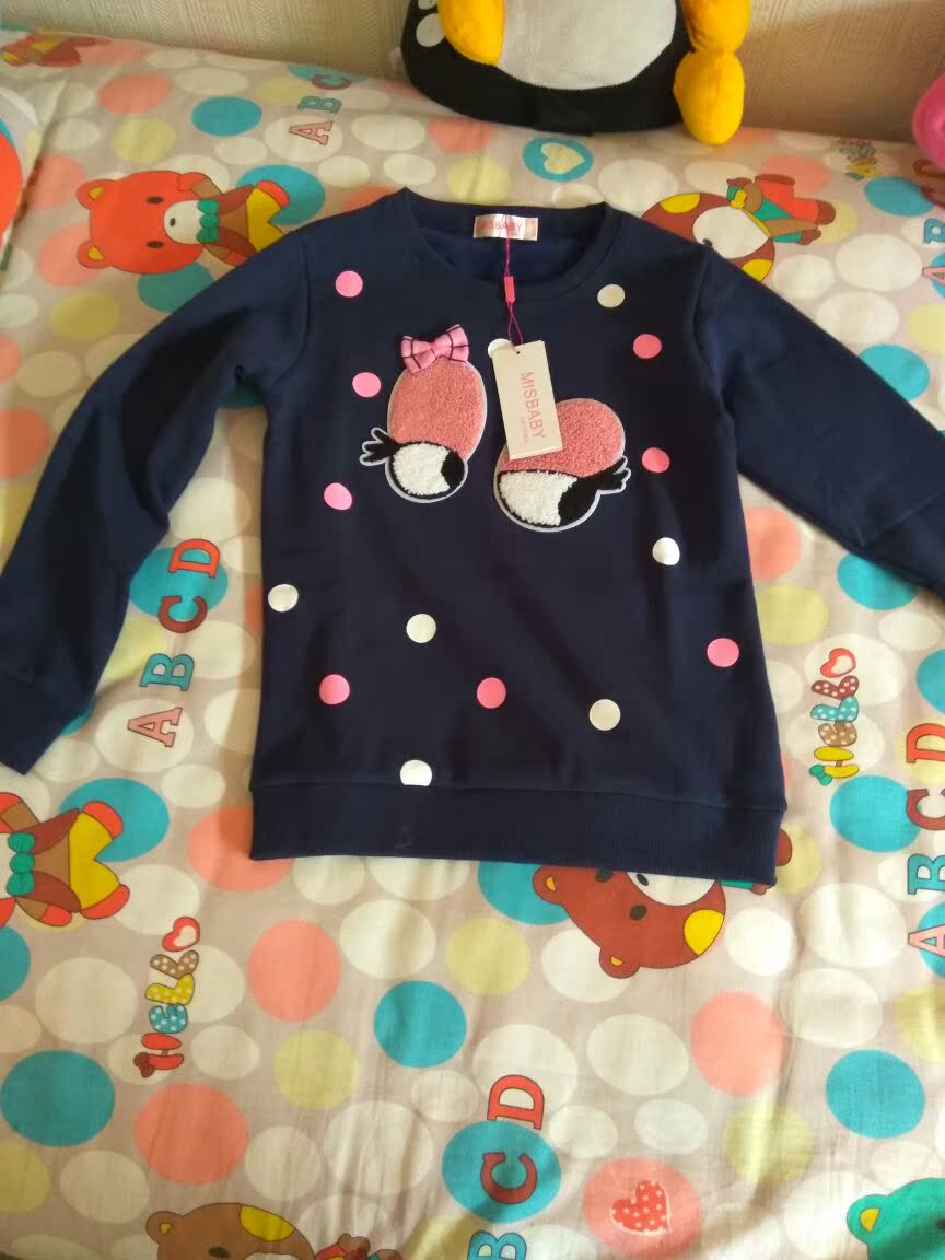 2016秋冬新款大童女装韩版上衣女童卫衣加绒