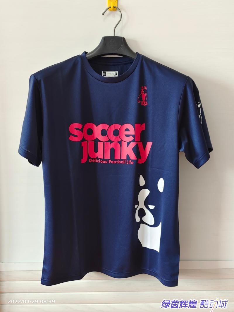 CP21511日本潮牌soccerjunky足球狗运动圆领长袖速干上衣训练T恤- Taobao