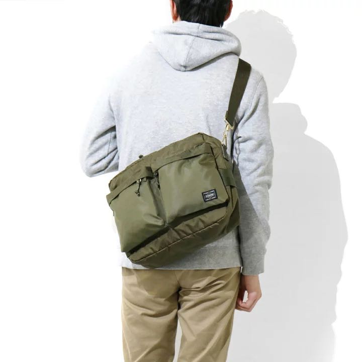 现货PORTER FORCE SHOULDER BAG吉田日产防水尼龙斜挎包