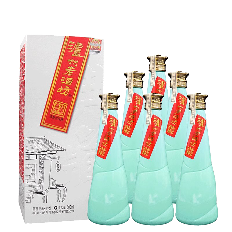 泸州老窖紫砂大曲紫砂陶装52度浓香型白酒700ml*4瓶整箱收藏送礼评价