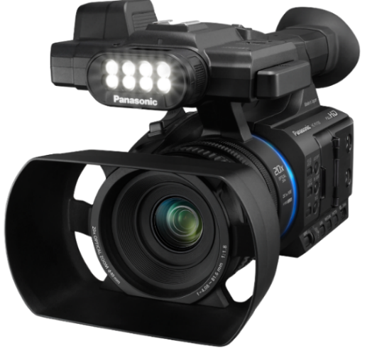 松下手持式专业摄像机hc-pv100发布