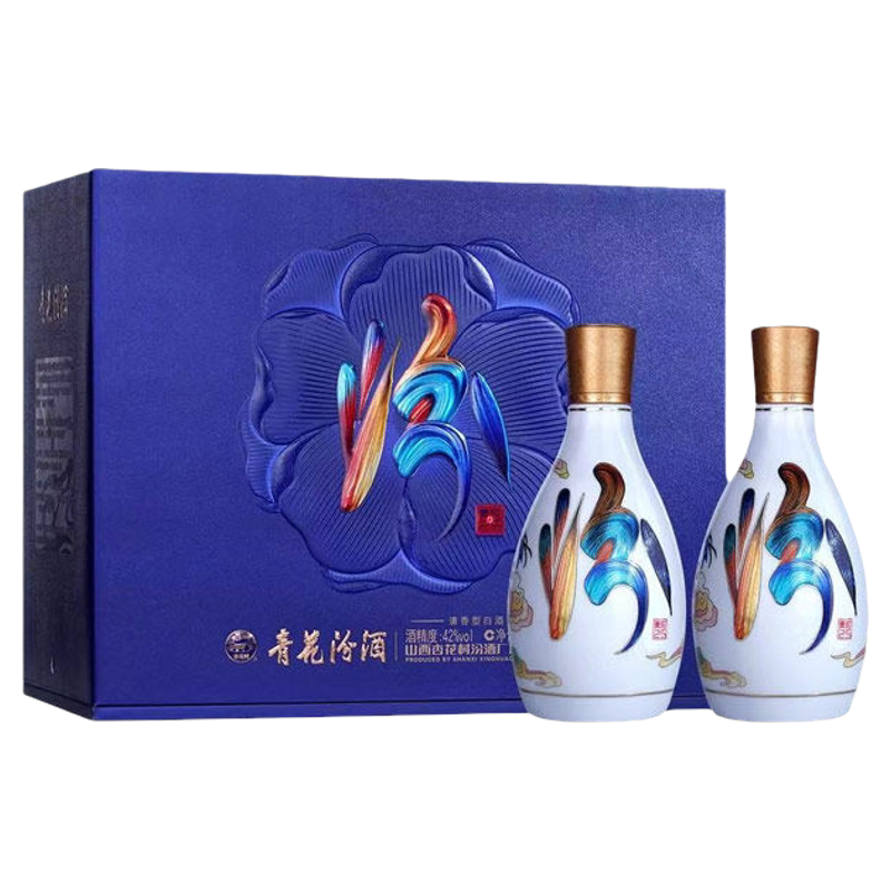 山西杏花村汾酒42度青花30复兴升级版500ml*1瓶清香型国产白酒-淘宝网