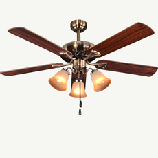 Потолочный вентилятор 名家汇吊扇灯古典简约风扇灯fz1325d欧式仿古灯吊扇客厅灯电扇灯 Minkave