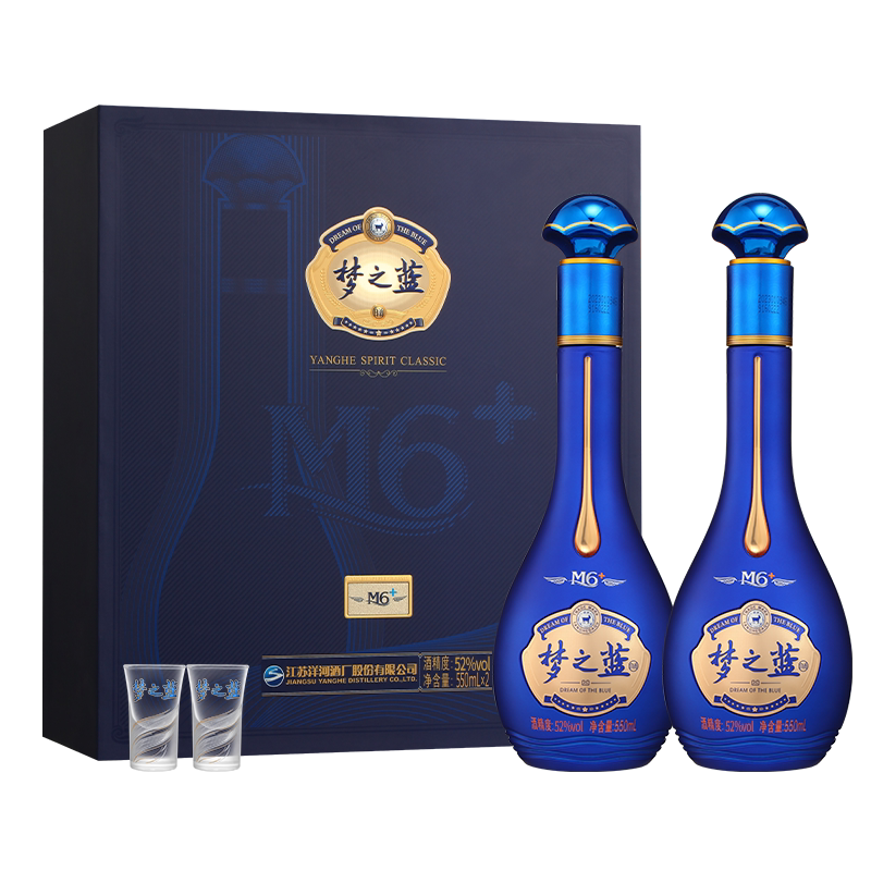 洋河梦之蓝手工班（新版）52度500mL洋河官方旗舰店白酒-淘宝网