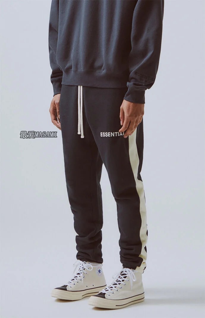 FOG Fear Of God Essentials Graphic Sweatpants 印字绒长裤-Taobao