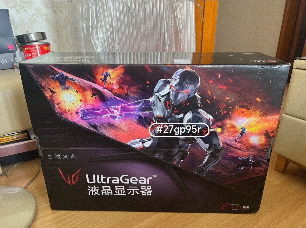 27寸LG显示器27UL500包装箱UL550 UL600 