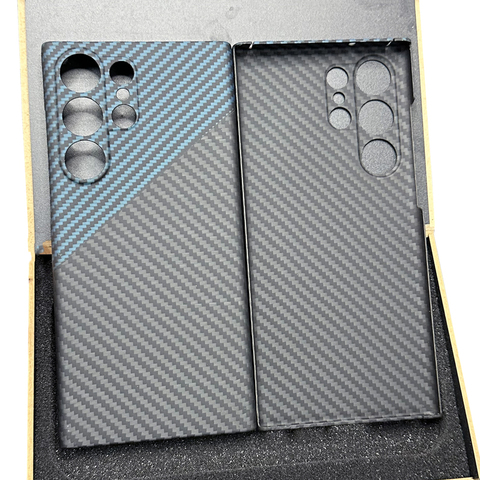 S24, S24 Plus, S24 Ultra Rimless Borderless Frame Lightweight Magnetic Hollow Heatsink Heat Dissipation Carbon Fiber Samsung
