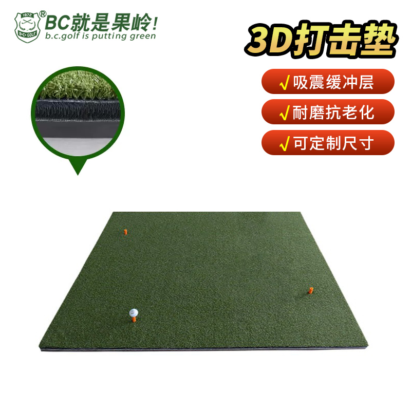 BCGOLF高尔夫挥杆打击垫 方向打击垫 3D导向打击垫 模拟器 练习场-Taobao