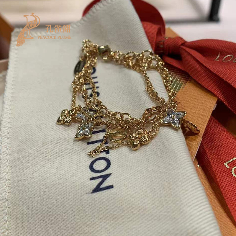 Louis Vuitton Blooming strass bracelet (M68375) in 2023