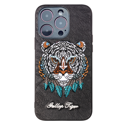Trippy 3D Owl Embroidered 15, 14, 13, 12, 11 iPhone Case