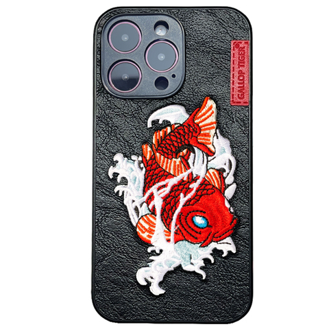 Trippy 3D Owl Embroidered 15, 14, 13, 12, 11 iPhone Case