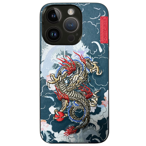 Trippy 3D Owl Embroidered 15, 14, 13, 12, 11 iPhone Case