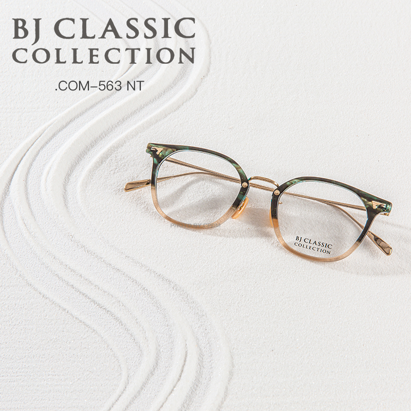 BJ CLASSIC眼鏡COM-510 NNT日本全框板材手工鏡架｜黑金眼鏡店-Taobao