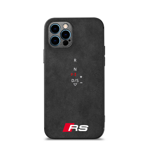 Alcantara Suede Microfiber AMG MPerformance Motorsport High End Premium 15, 15 Plus, 15 Pro, 15 Pro Max iPhone Case