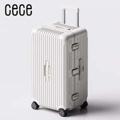 CECE2024新款行李箱女大容量加厚铝框旅行箱男学生拉杆密码皮箱子价格比较