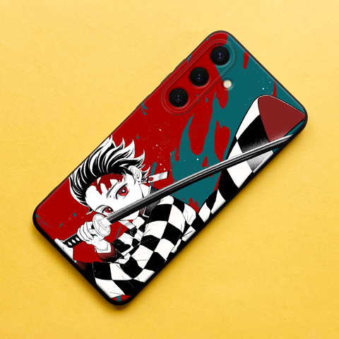 Anime – Demon Slayer Matte Soft Silicone TPU S24, S24 Plus, S24 Ultra, S23, S23 Plus, S23 Ultra, S22, S22 Plus, S22 Ultra