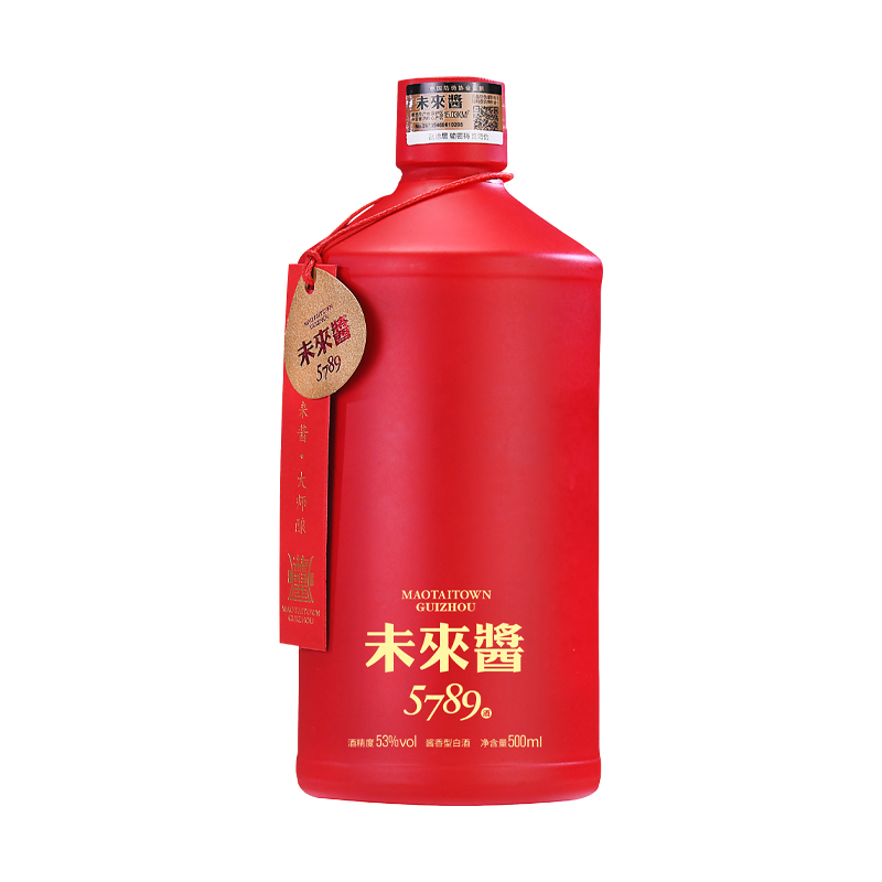 未来酱5789经典15版53度坤沙酱香型纯粮酿高度白酒整箱装500ml*4 - Taobao