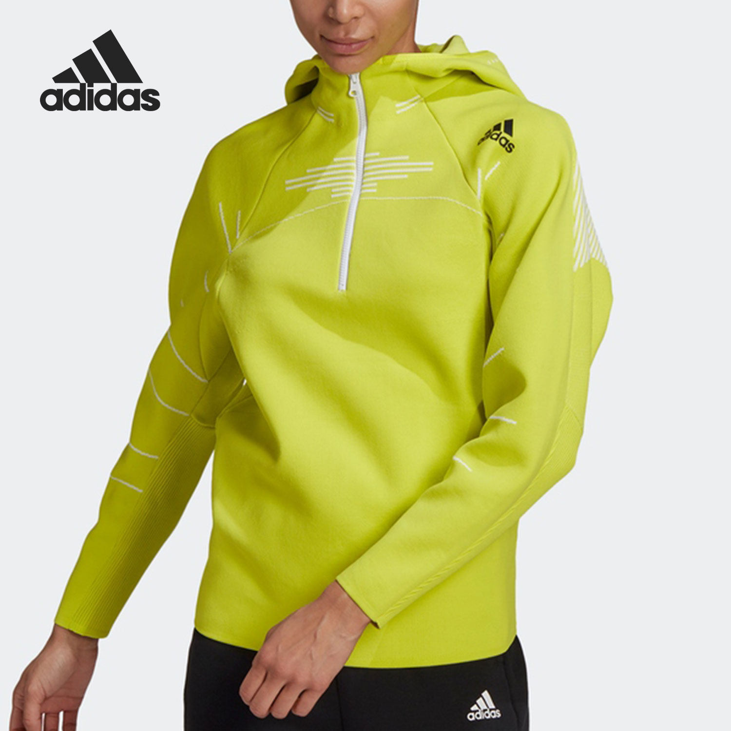 Adidas/阿迪达斯正品2020新款女子连帽运动风套头卫衣GK6995 - Taobao