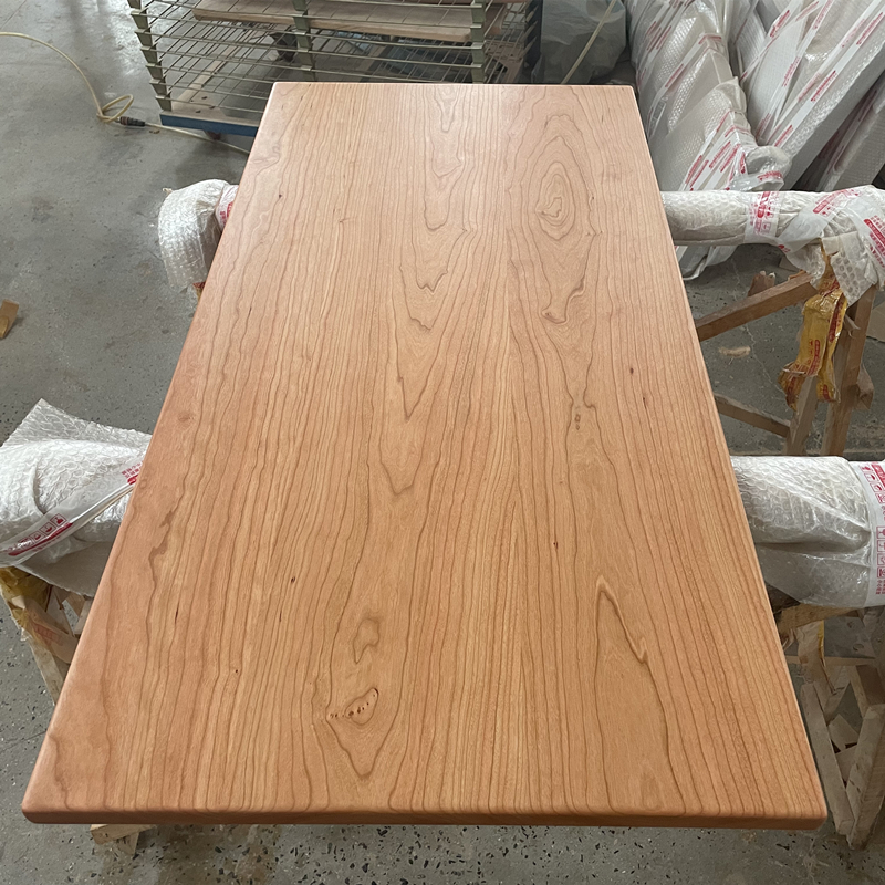 加拿大硬枫木木料桌面板台面书桌实木板diy雕刻原木木方家具定制-Taobao