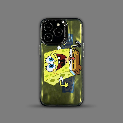 SpongeBob And Patrick Cartoon Girls 15, 14, 13, 12 iPhone Case