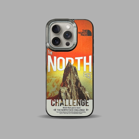 Orange — The North Face Challenge New MagSafe Electroplated 15, 14, 13, 12 iPhone Case