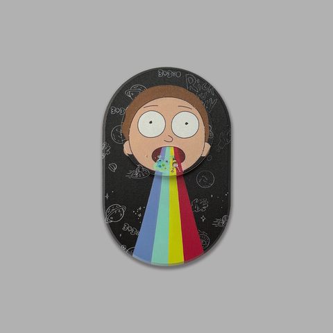 Cartoon Nintendo Rick N Morty Mario Removable Suction Cap – MagSafe Magnetic Ring Finger Holder Kickstand – Accessories – 15